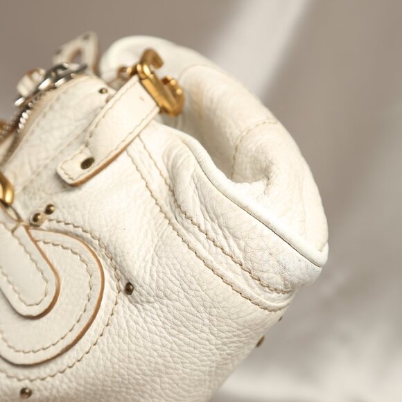 CHLOE Paddington Shoulder Bag White - Picture 14 of 16